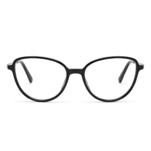 Ladies Cat Eye Eyeglasses Frame Black (Elegant Everyday Collection)